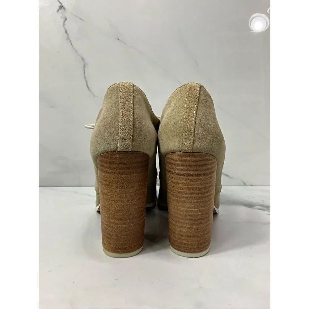 ALDO Suede Leather Open Toe Heels - Picture 4 of 7